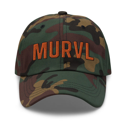 MURVL Maryville orange embroidered baseball hat