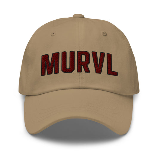MURVL Maryville maroon embroidered baseball hat