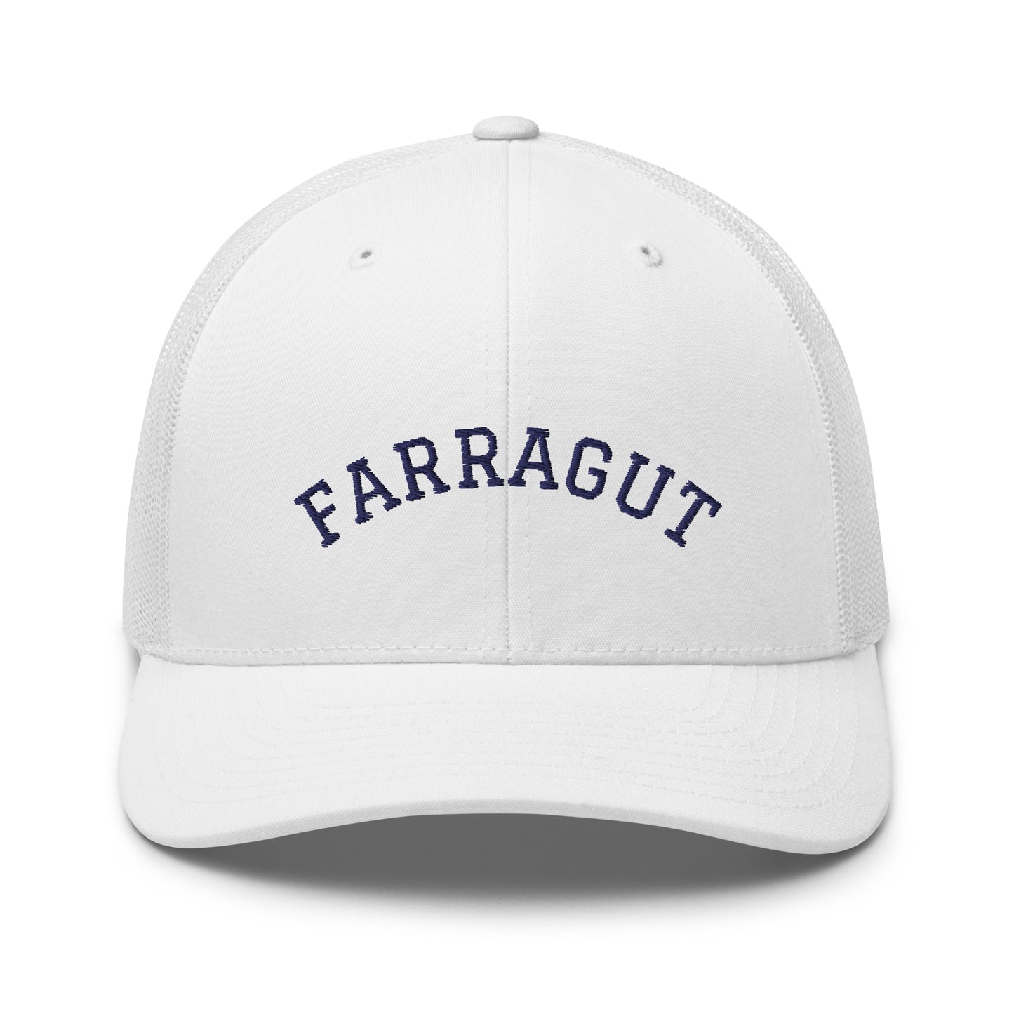 Farragut embroidered trucker cap