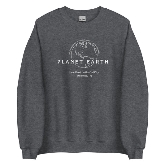 Planet Earth unisex printed sweatshirt