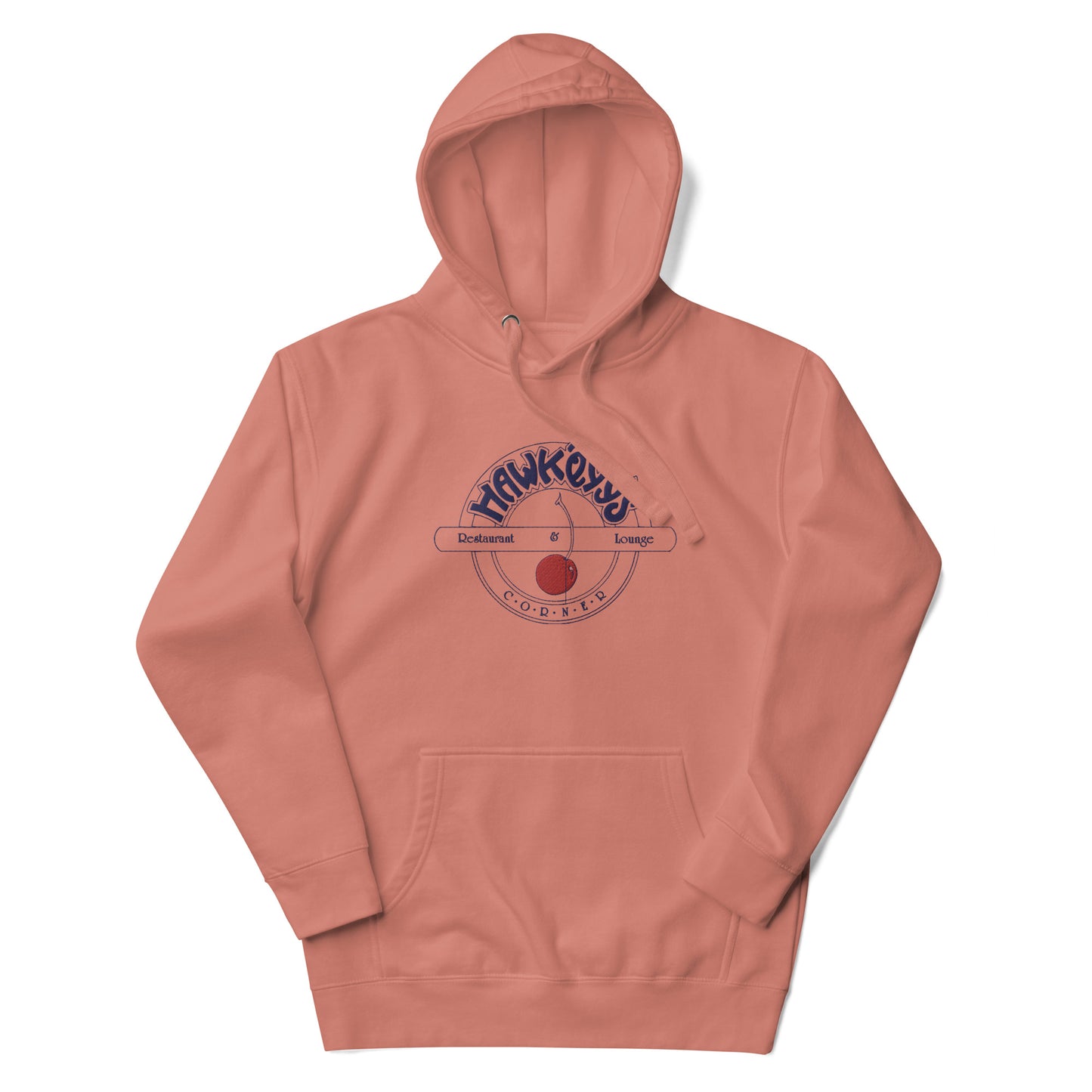 Hawkeye's Corner unisex embroidered hoodie