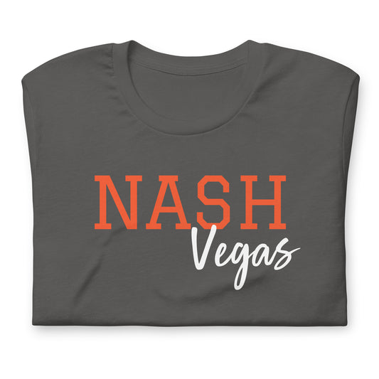 Nash Vegas unisex printed t-shirt
