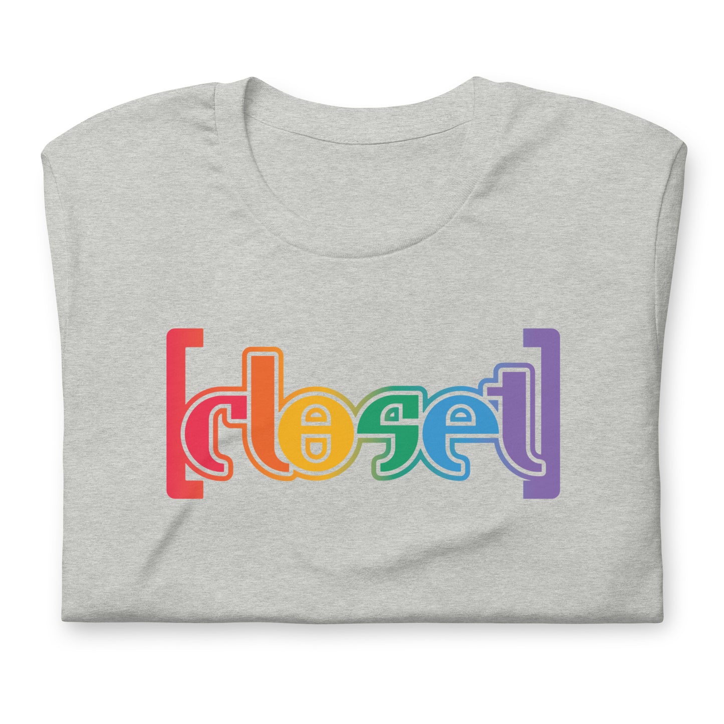 Closet pride unisex printed t-shirt