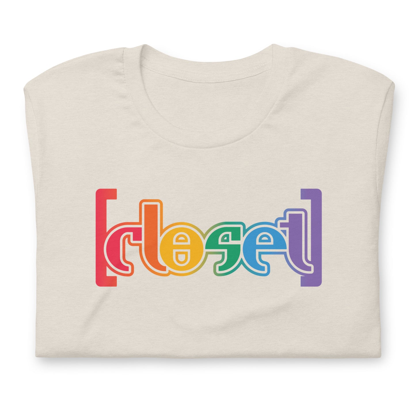Closet pride unisex printed t-shirt