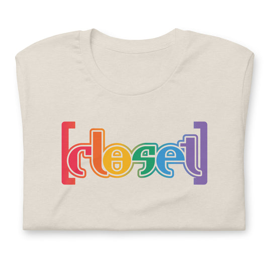 Closet pride unisex printed t-shirt