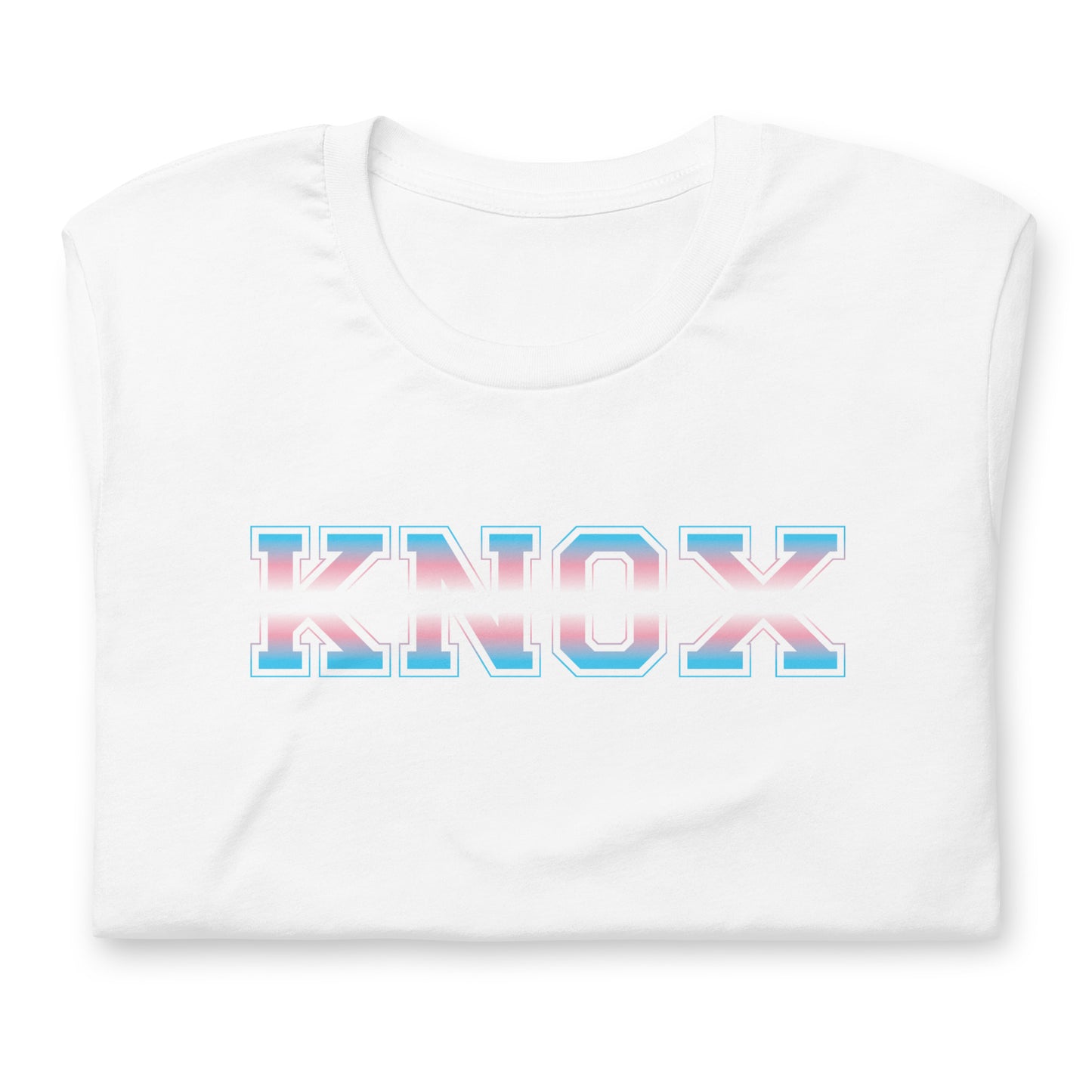 Knox trans pride unisex printed t-shirt