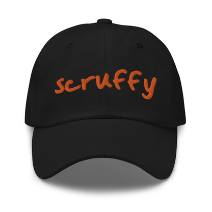 Scruffy city embroidered baseball hat