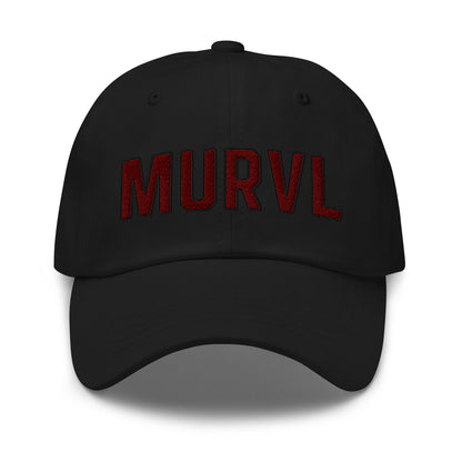 MURVL Maryville maroon embroidered baseball hat