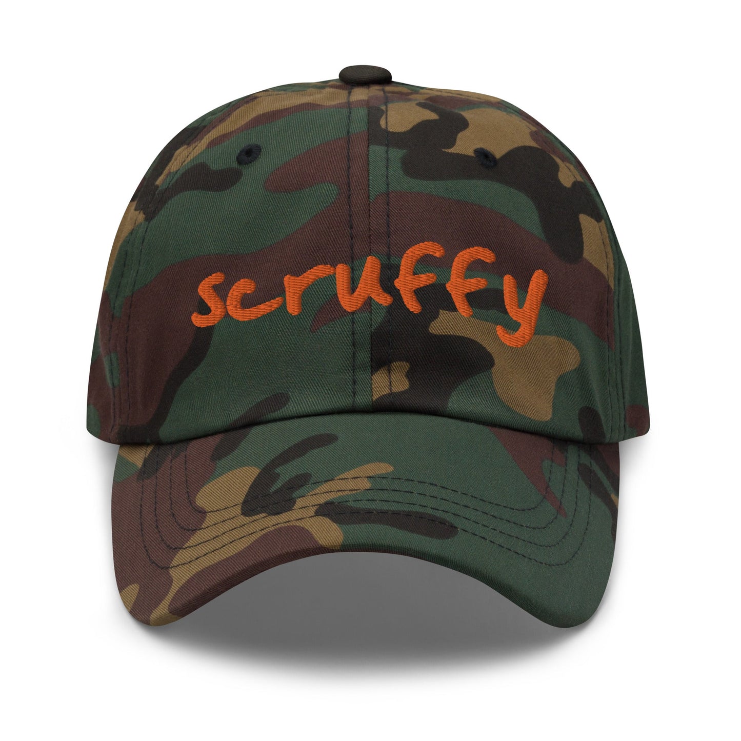 Scruffy city embroidered baseball hat