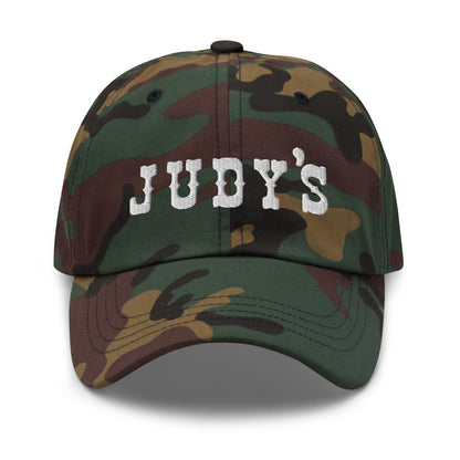 Judy's embroidered baseball hat