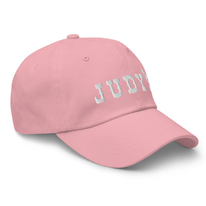 Judy's embroidered baseball hat