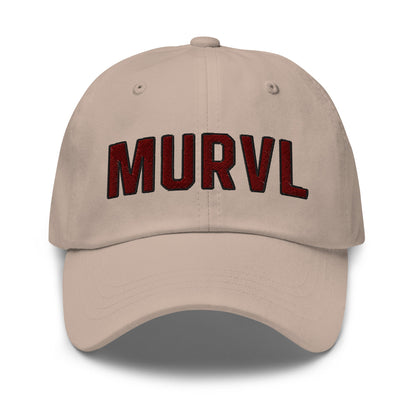 MURVL Maryville maroon embroidered baseball hat