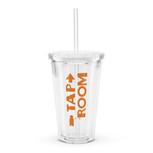 Tap Room clear plastic tumbler