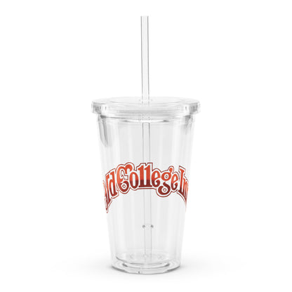 OCI Old College Inn clear plastic tumbler