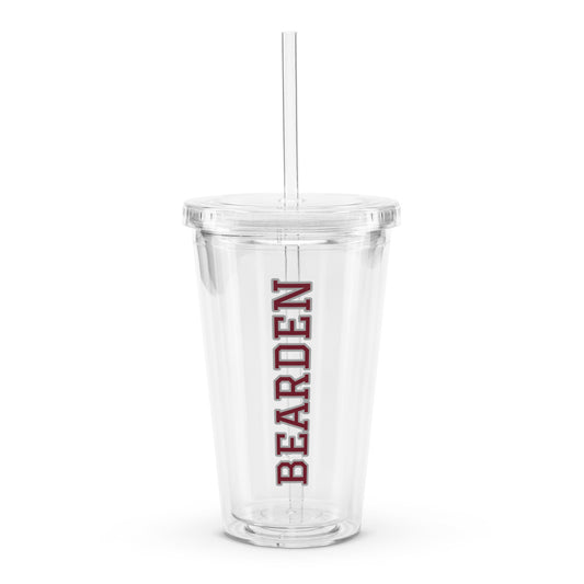 Bearden clear plastic tumbler