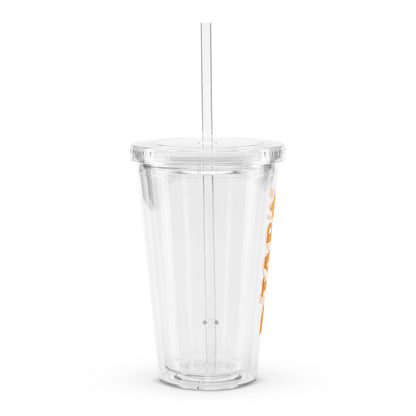 Tap Room clear plastic tumbler