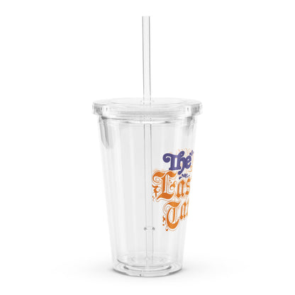 Last Lap clear plastic tumbler