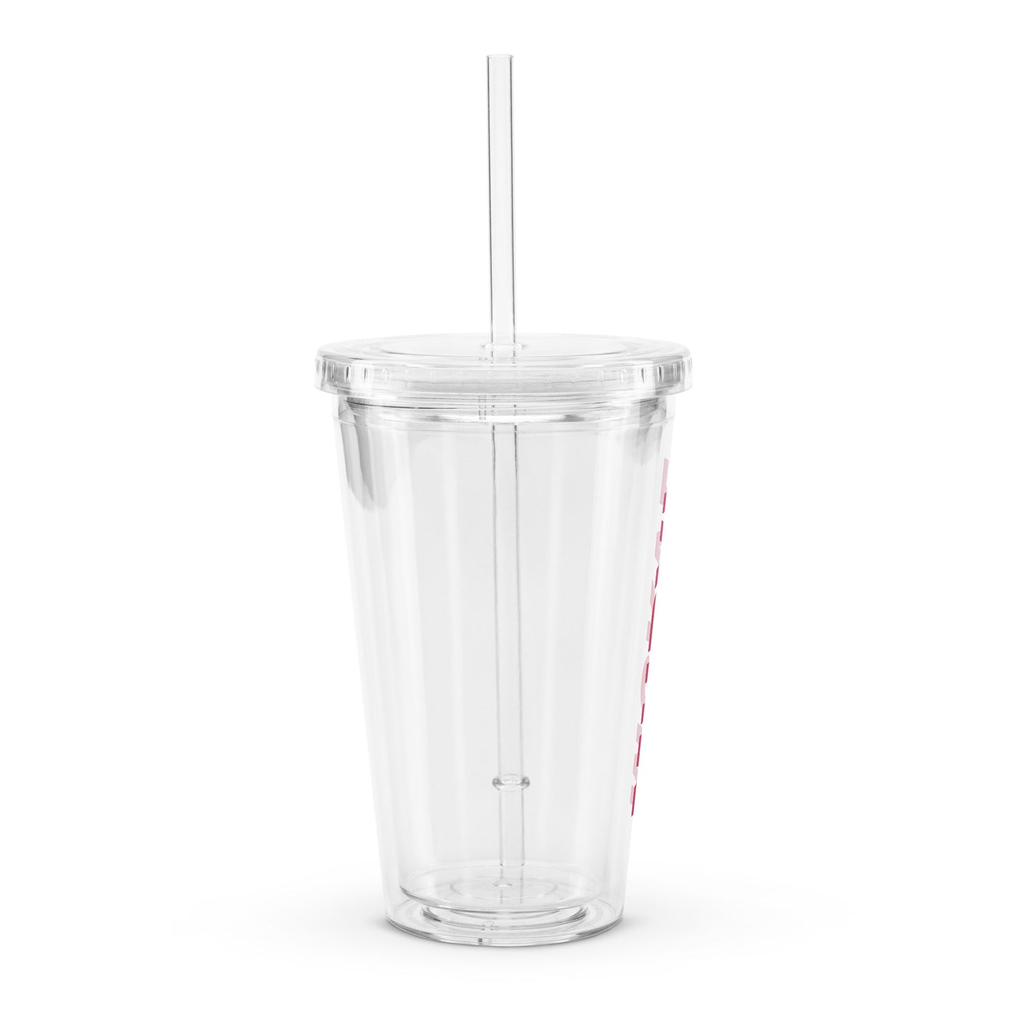 MURVL clear plastic tumbler