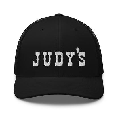 Judy's embroidered trucker cap