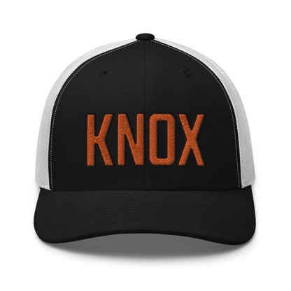 Knox embroidered trucker cap