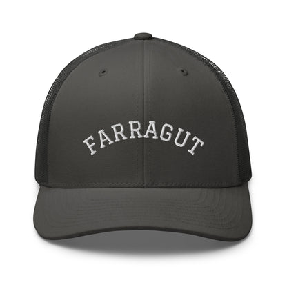 Farragut embroidered trucker cap