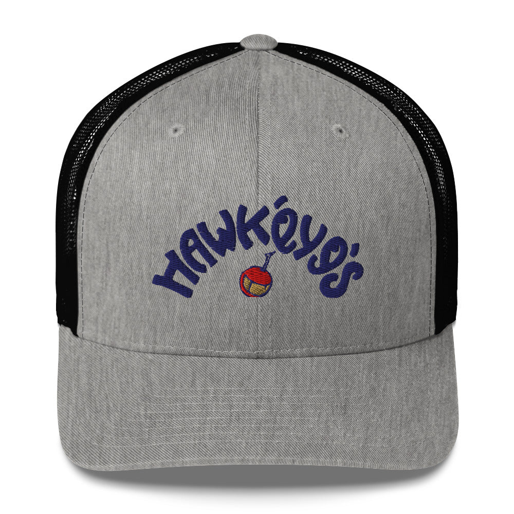 Hawkeye's bruised cherry logo embroidered trucker cap – Knox