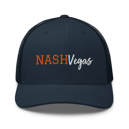 Nash Vegas embroidered trucker cap