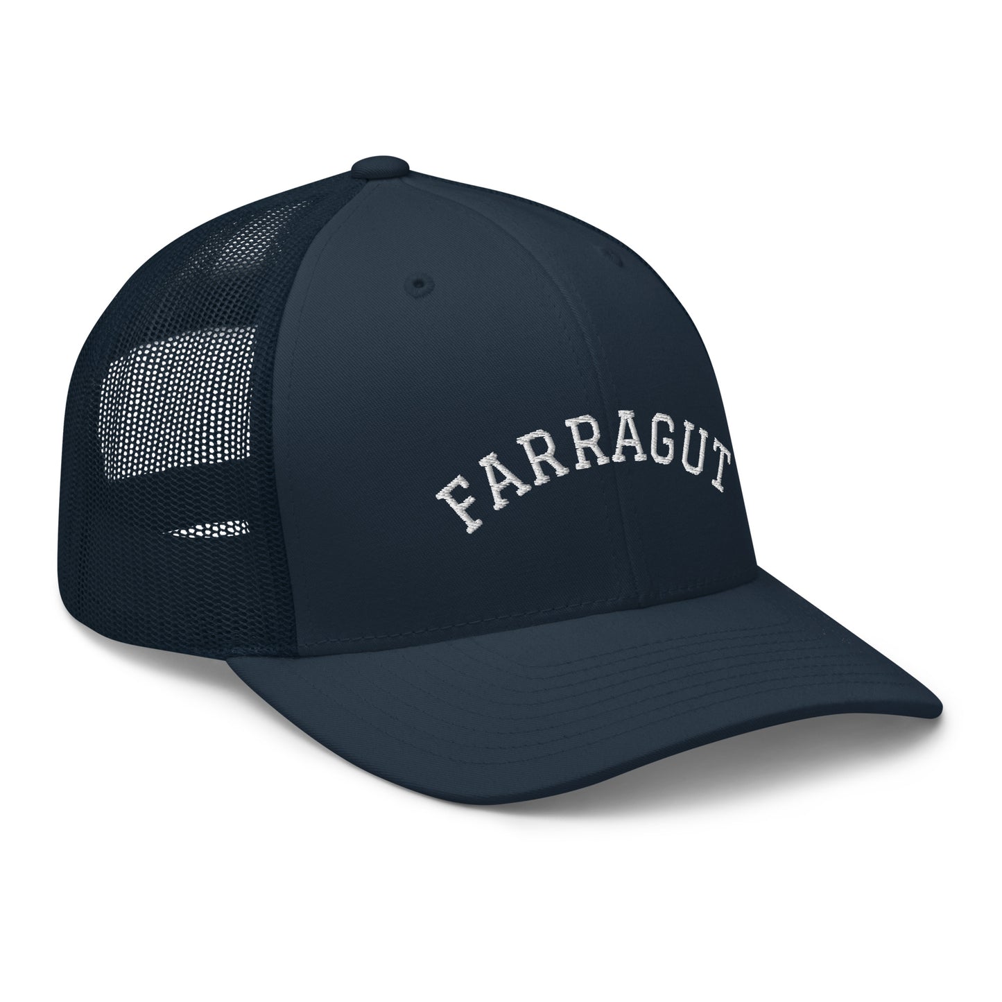 Farragut embroidered trucker cap