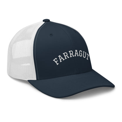 Farragut embroidered trucker cap