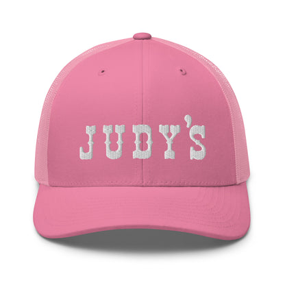 Judy's embroidered trucker cap