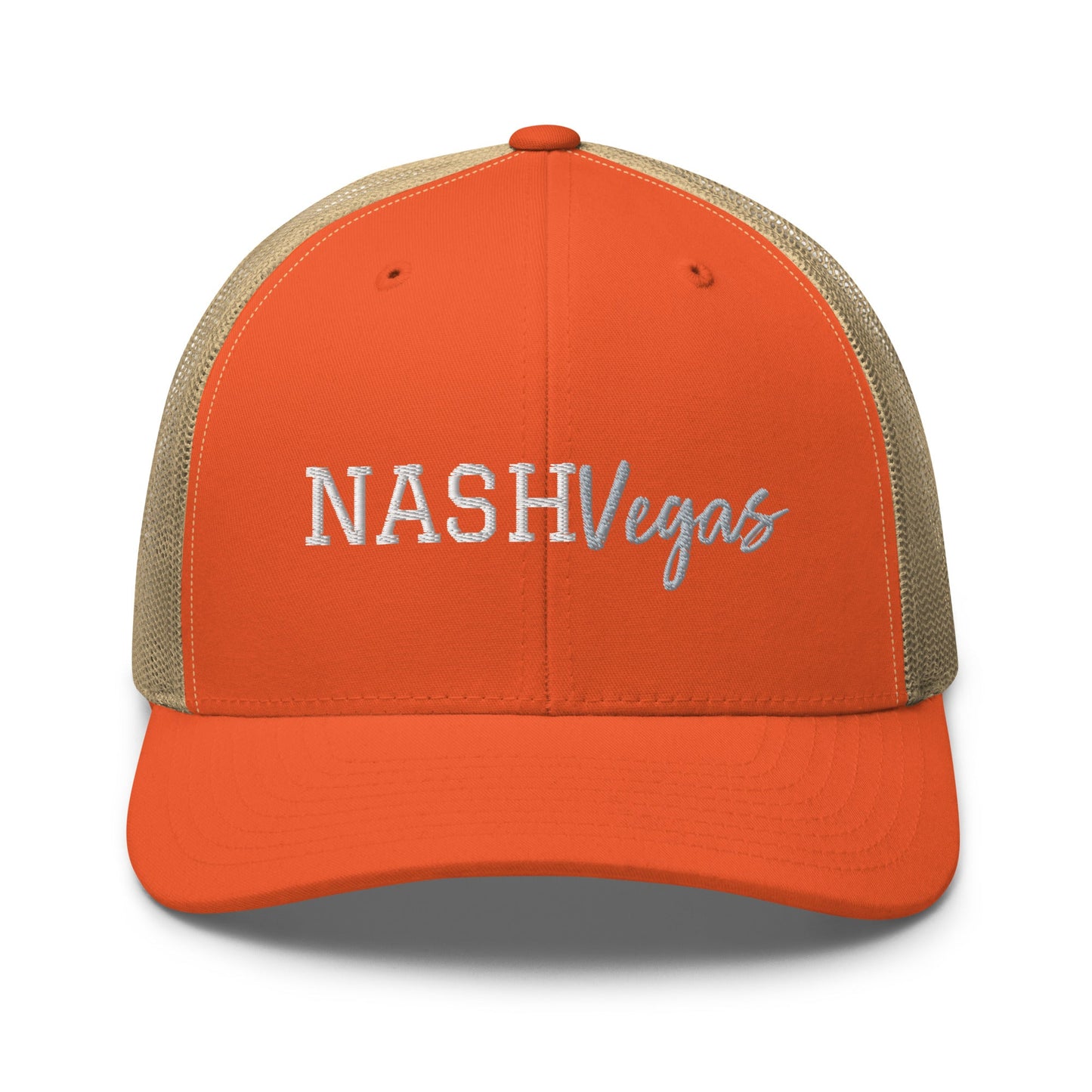 Nash Vegas embroidered trucker cap