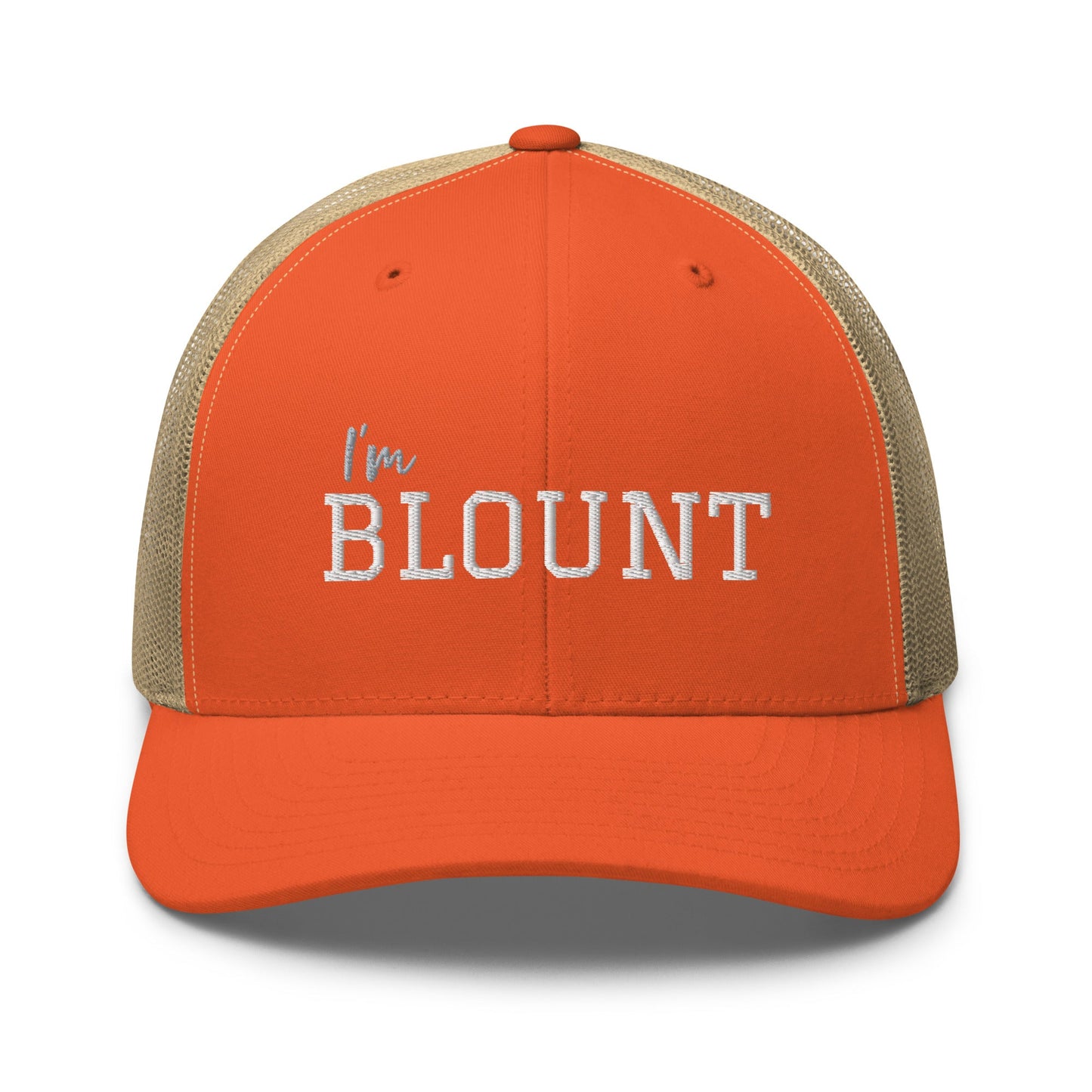 I'm Blount embroidered trucker cap