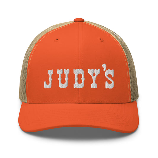 Judy's embroidered trucker cap