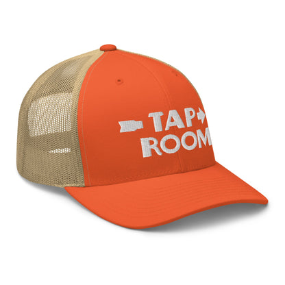 Tap Room embroidered trucker cap