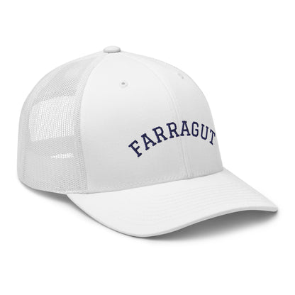 Farragut embroidered trucker cap