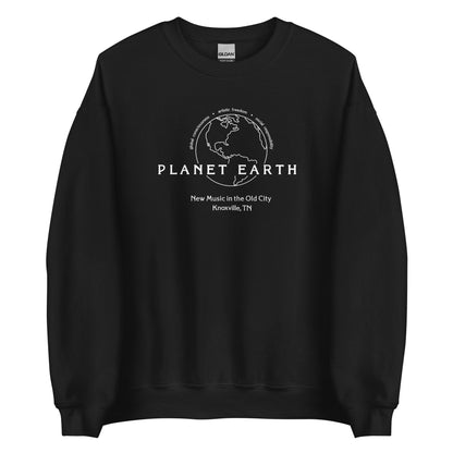 Planet Earth unisex printed sweatshirt