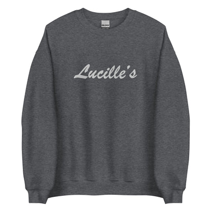 Lucille's unisex embroidered sweatshirt