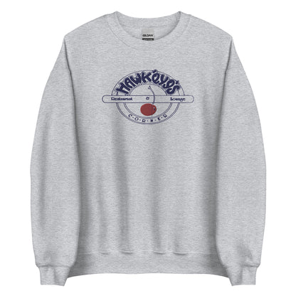 Hawkeye's Corner unisex embroidered sweatshirt