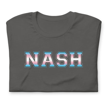 Nash trans pride unisex printed t-shirt