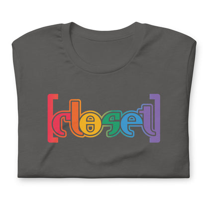 Closet pride unisex printed t-shirt