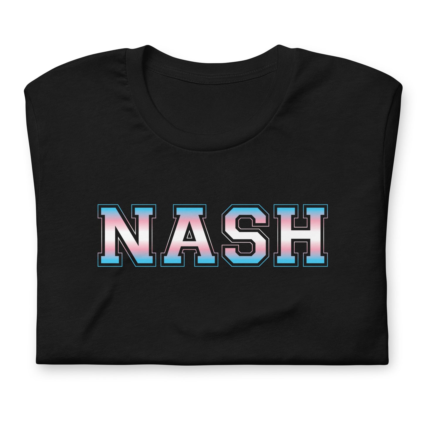 Nash trans pride unisex printed t-shirt