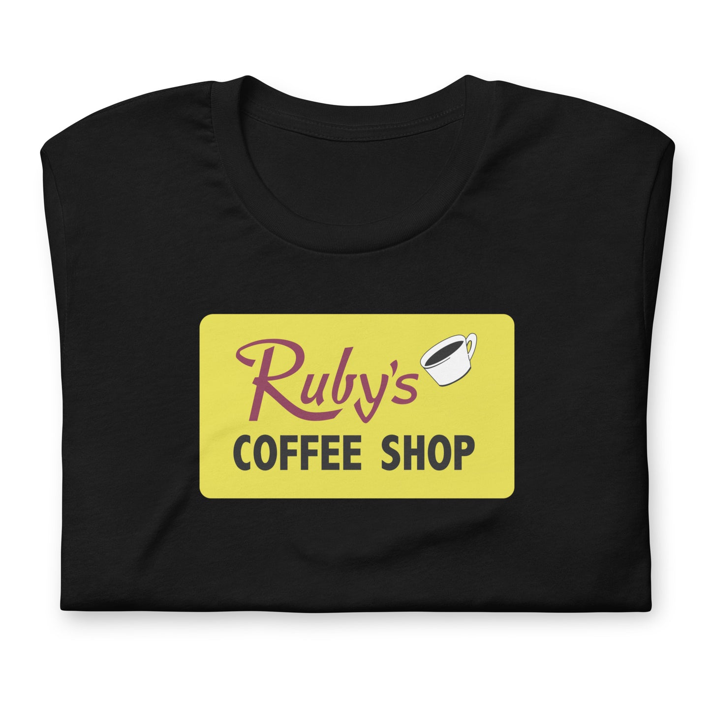 Ruby's Coffee Shop unisex printed t-shirt