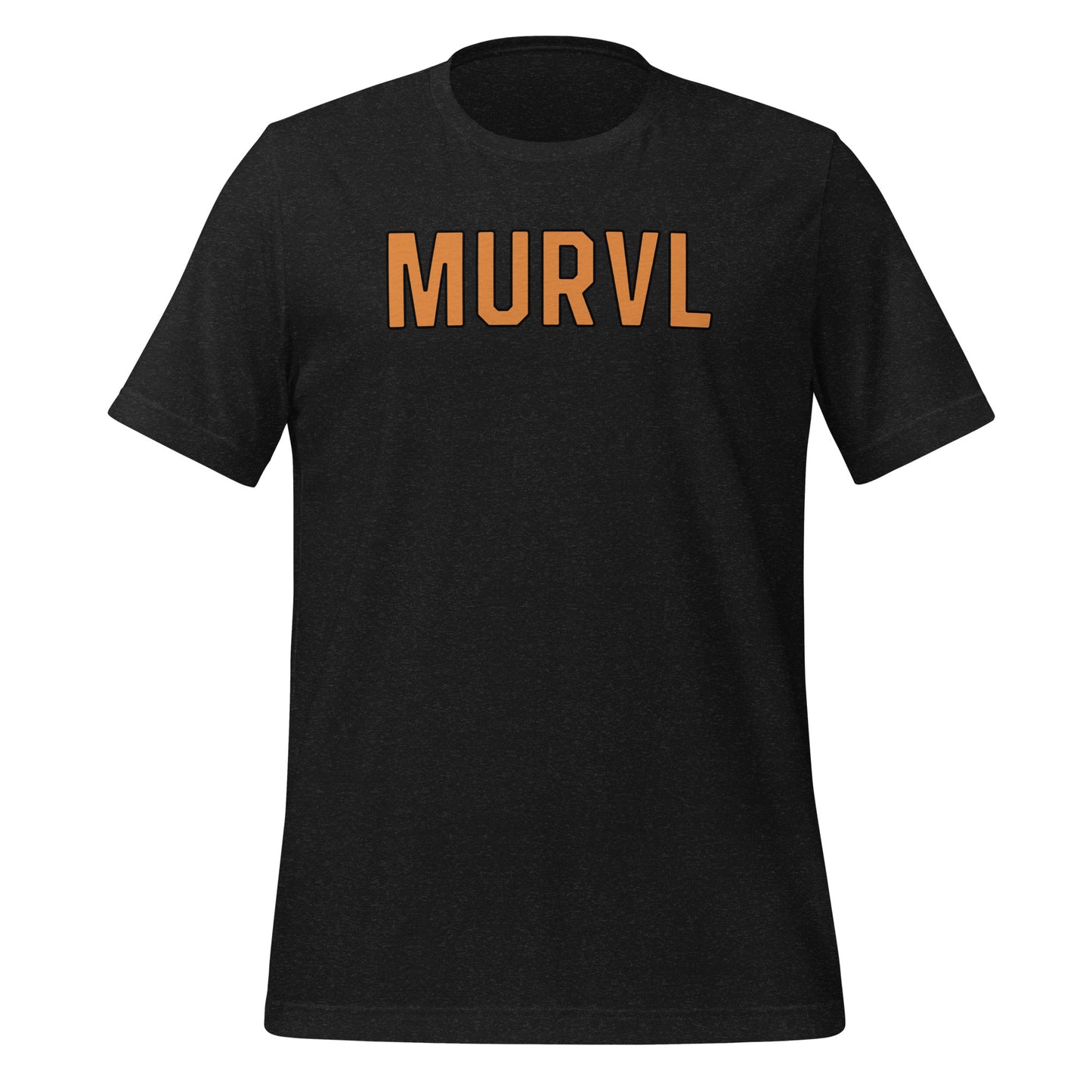 MURVL orange logo unisex printed t-shirt