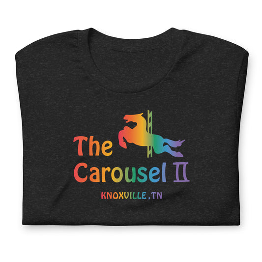 Carousel II pride unisex printed t-shirt