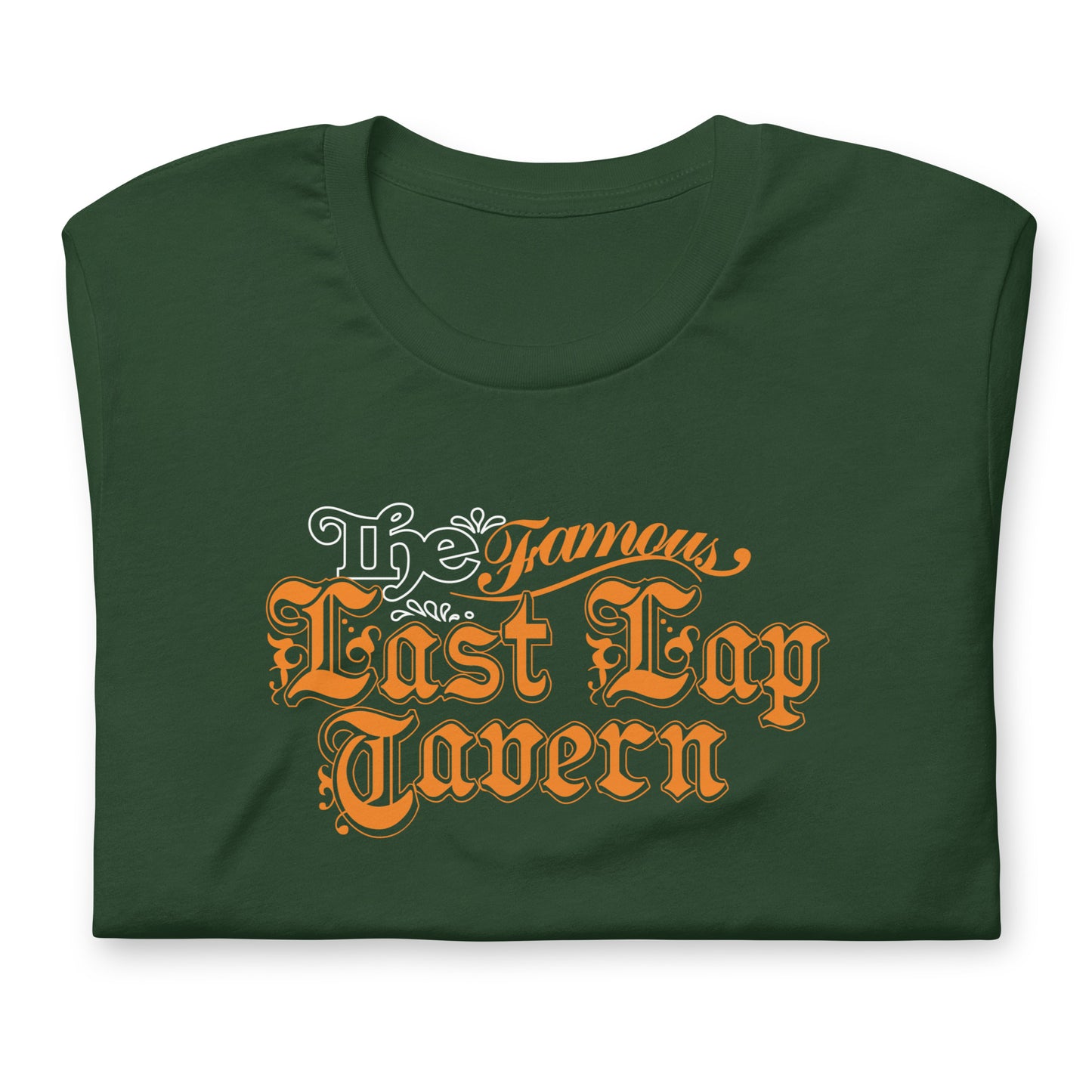 Last Lap unisex printed t-shirt