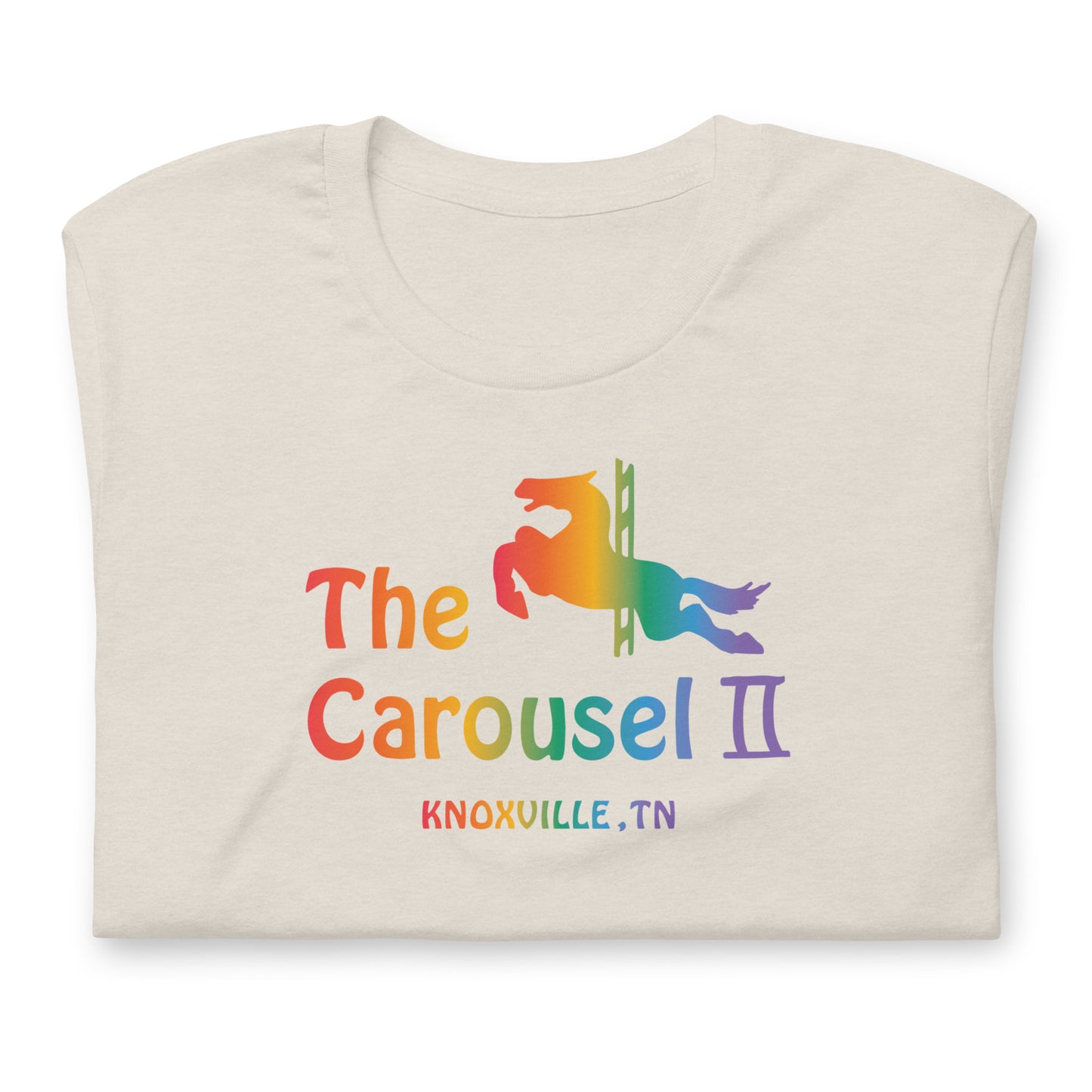 Carousell II pride unisex printed t-shirt