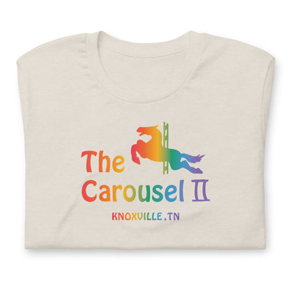 Carousell II pride unisex printed t-shirt