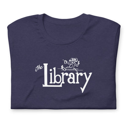 Library unisex printed t-shirt