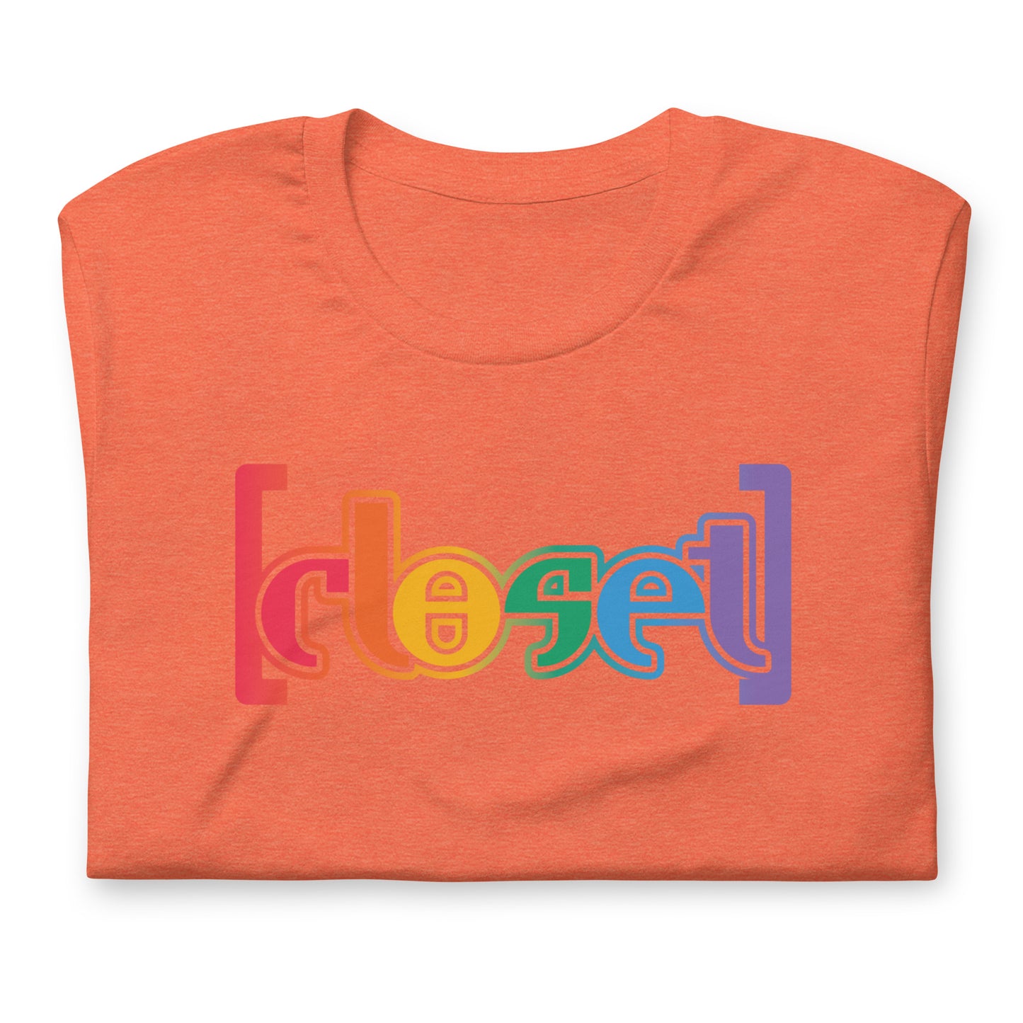 Closet pride unisex printed t-shirt