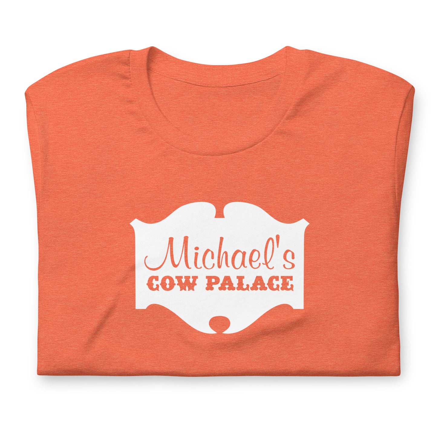 Michael's Cow Palace unisex printed t-shirt